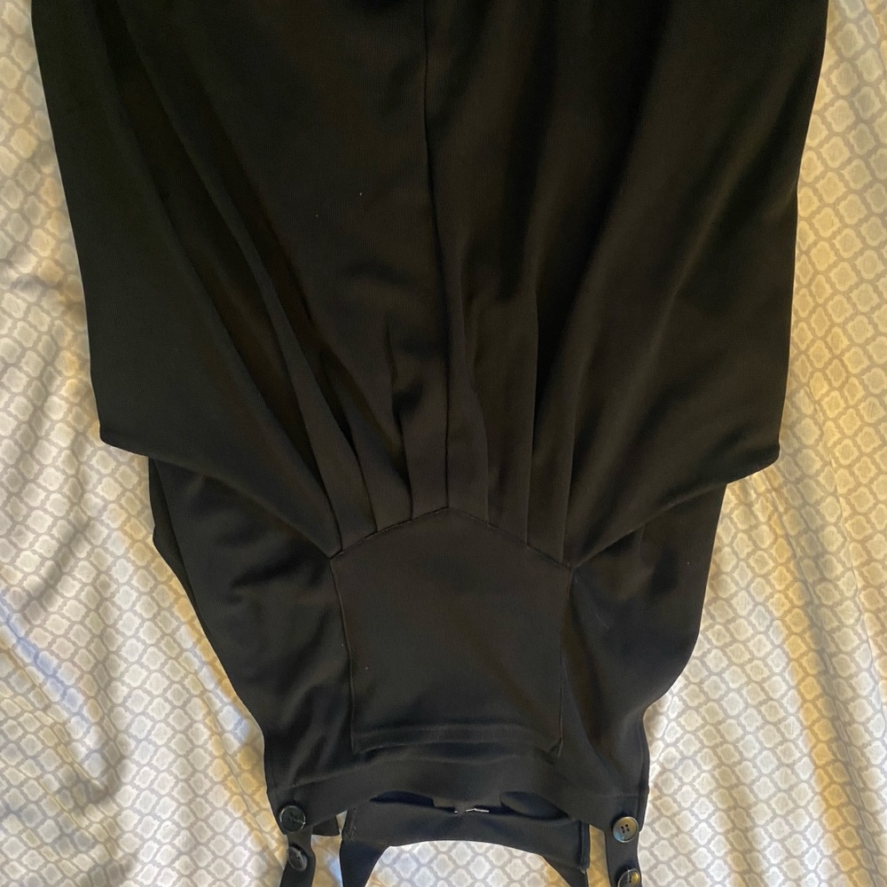 Black overalls